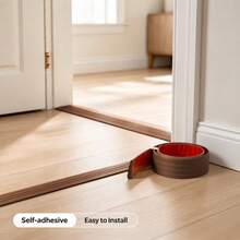 1pc 39.37 Inch PVC Self-Adhesive Ramp Strip, Door Threshold Floor Gap Slope Transition Decorative Strip, Self-Adhesive Edge Ramp Cover Plate, Home Decor Use - A - View 8
