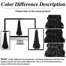 1/6 Pack, Women's Crochet Wig, 14-24 Inch Crochet Braid, Box Braid, French Curl, Pre-Wound Crochet Wig, Short French Curl Crochet Braid, Curled Ends, Hair Extensions, Includes Wig Tools - Multicolor - View 8