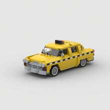 Yellow/Black/Red MOC Supercar Racing Classic Building Block Car Model Toy Set, Educational Creative Toy For Children, DIY Car Model Kit For Adults, City Technology Champion Cup Series, Suitable As Birthday, Halloween, Christmas Gift For Boyfriend, Husband, Kids, And For Collection And Home Decoration - Model - View 3