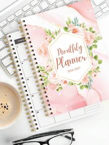 2pcs 2026-2027 24-Month Monthly Planner, 8.15x5.7in Spiral Calendar & Notes Organizer, Halloween Notebook, Office Decor And Accessories, Nurse Essentials, Bible Study Materials - A - View 8