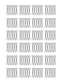 24pcs/12pcs/1pc Black Metal Wavy Hair Clips, Non-Slip Hair Clips For Women, Suitable For Thick, Fine, Curly And Straight Hair Styling Accessories - Black - View 4