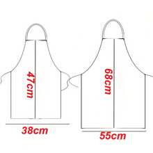 1 Pc Apron, Hand‑Drawn Nail Polish Sketch Print, For Salon & Home Use - Multicolor - View 3