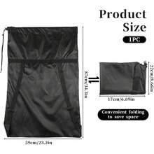 Laundry Bag, Cute Kitten Pattern Printed Oversized Laundry Bag With Drawstring Seal, Suitable For Machine Washing In Universities And Apartments, Is A Must-Have For Christmas Gifts - View 2