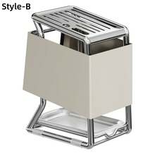 1pc Integrated Knife Holder Storage Rack, Multifunctional Wall‑Mounted & Countertop Dual‑Use Draining Cutlery Organizer, Kitchen Utensil Storage Holder - Multicolor - View 9