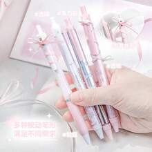 Ballet Strap Practice Pens, Set Of 4, Ribbon, Black Gel Pen, 0.5 Cm - Sets - View 8