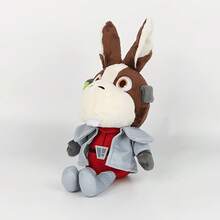 BLUESLEMON Peppy Hare Star Fox Plush Toy, Cute Space Rabbit Stuffed Animal, Soft Video Game Character Plush Doll, Collectible Game Merchandise Gift For Kids & Gamer Fans Home Decor - Multicolor - View 7