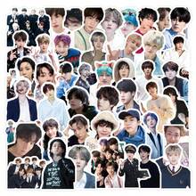 Hasbro 105pcs New BTS Graffiti Stickers, Decorative Cartoon Stickers For Notebook, Luggage, DIY - Style Random - View 7