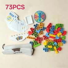 Balance Tower Game - Fun Stacking Desktop Version | Perfect For Family Game Night And Teen Parties. Tabletop Game. Teen Holiday. Christmas Vacation Gift. Travel Entertainment And Puzzle Game - Multicolor - View 11