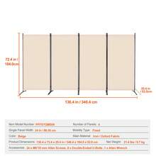 Screens & Room Dividers - 3464 X 1840 X 520 mm - View 7