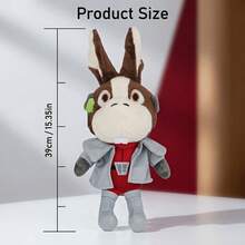BLUESLEMON Peppy Hare Star Fox Plush Toy, Cute Space Rabbit Stuffed Animal, Soft Video Game Character Plush Doll, Collectible Game Merchandise Gift For Kids & Gamer Fans Home Decor - Multicolor - View 2