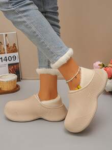 Minimalist Women's Indoor Slippers Spring Autumn Anti-Slip Soft Sole Ultra-Light Comfortable Bedroom Slippers - Khaki - View 4