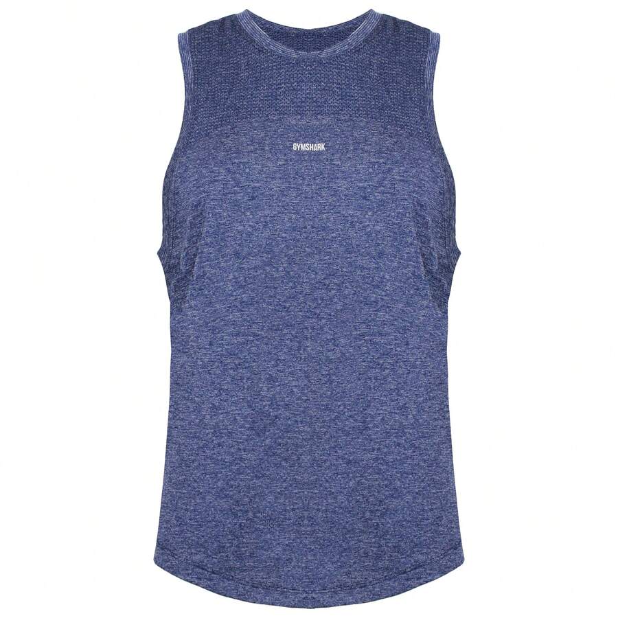 Gymshark Flex Womens Navy Blue Tank Top - Navy Blue - View 1