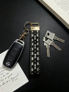 1pc French Vintage Floral Wrist Key Chain, Small Flower Print Fabric Short Keychain, Bohemian Style Bag Charm Accessory, Suitable For Daily Commute, Picnic, Travel, Sweet Gift, Suitable For Girls And Women Keychain, Holiday Gift, Party Favor, Phone Chain, Lanyard, Keychain, Bag Charm Accessory - Multi-color - View 6