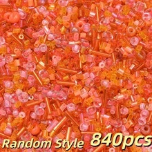 840pcs Mixed Color Glass Seed Beads Kit, Tube Beads For DIY Jewelry Making, Bohemia Bracelets, Necklaces, Earrings And Waist Chain,Bag Crafts - Random Style - View 18