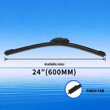 1pc 11-Layer Rubber Soft Bone Wiper Blade, 14-26 Inch Multiple Sizes Available, Car Windshield Wiper, Soft Bone Wiper, Front Windshield Wiper, Fits Multiple Car Models - Black - View 9
