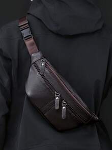 Fashion Men's Casual Shoulder Waist Bag - Multicolor - View 6