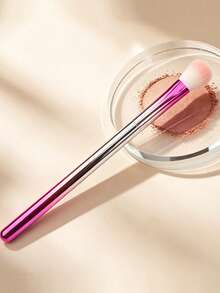 Gradient Pink Partial Eyeshadow Brush, Blending Brush, Highlighter Brush, Nose Contour Brush, Fluffy Synthetic Fiber Eyeshadow Blending Brush, Portable Professional Eye Makeup Tool, Suitable For Beginners And Makeup Artists - Multicolor - View 5