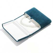 Premium Velvet Heart-Shaped Necklace Jewelry Box, Double-Clasp Closure Dust-Proof Storage Display Box, Mother's Day Anniversary Birthday Gift Packaging Box - Same Style In Multiple Colors - View 10