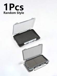 1Pc Clear Earring Display Storage Box, Minimalist Jewelry Storage Box, Dust-Proof Anti-Scratch Nail Art Accessories Organizer, Multi-Use Portable Storage Holder, For Travel, Vacation, Daily Vanity & Dorm, Ideal Holiday Birthday Gift For Women & Girls - Multicolor - View 12