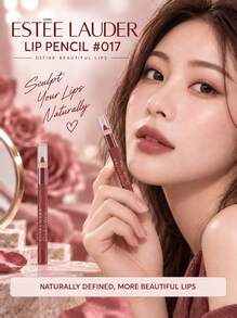 Estée Lauder Lip Liner, #017, Defines Lip Shape, Easy To Apply, Smudge-Proof, Long-Lasting And Refined - Lip Liner-017 - View 3
