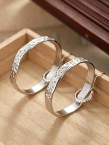 ZHIXUN 1 Pair Classic Vintage Handmade Round Earrings, Suitable For Daily, Holiday And Various Occasions, Surprise Gift For Women - Earrings - View 4