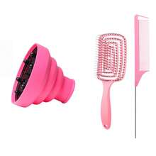 3/2/1pc Set Foldable Silicone Hair Dryer Diffuser Accessory + Comb, Portable Universal Hair Dryer Accessory, Helps Reduce Frizz And Enhance Curls, Suitable For Curly, Wavy Or Voluminous Hair, Heat-Resistant Lightweight Compact Design, Perfect For Travel, Home Or Salon Use - Multiple Styles - View 17