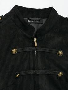 Seelio Autumn New Women's Jacket, European And American Style, Fashionable Minimalist Versatile Suede Texture Effect - Black - View 6