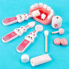 Children's Pretend Play Doctor Kit Toy Set, 28pcs Rabbit Doctor Toy Set, Suitable For Boys And Girls Aged 3+ For Role Play Games, Kids' Christmas Gift, Birthday Gift - Multicolor - View 9