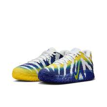 Nike Ja 3 "Murray State" Versatile Comfortable Responsive Grippy Low-Top Basketball Shoes Men's White Blue Yellow - Blue - View 3