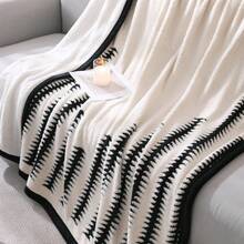 2026 New Jacquard Sherpa Double Layer Blanket, Winter Warm Bed Throw Blanket - Pine Shadow - View 6