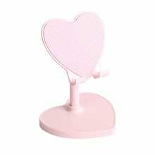 Adjustable Phone Stand With Heart-Shaped Holder, Desktop Adjustable Foldable Telescopic Phone Stand, Flexible And Portable, Perfect For Office And Home Use, Great Gift Choice, Suitable For Selfies, Universal Compatible With Phones And Tablets - Multi-color - View 9