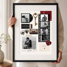 1pc Matchbox Template Custom Poster,Editable Matchbox Design Personalized Photo Collage,Personalized Couple Matchbox,Printable Love Gift, Customized Wall Art, Pictures Custom Photo,Customizable Things, Room Decor,Optional Frame - Multicolor - View 11