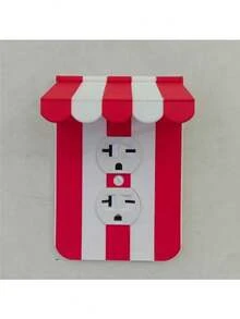 1pc Carnival American Style Wall Switch Decorative Cover Plate, Fun Light Switch - Creative 3D Switch Panel, Decorative Light Switch Cover - Unique Wall Art Decor - Easy To Install, Wall Decoration, With White Screws, Celebration, Party, Holiday Theme Decorative Switch Cover, Lampshade, Accessories, Bedroom Decor And Accessories, Christmas Home Decor - General Purpose - View 9
