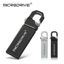 USB Flash Drive Microdrive Carabiner bằng kim loại 2.0, ổ cứng di động dạng móc khóa, chống thất lạc, dùng lưu trữ tệp cho laptop và PC - Xem 3