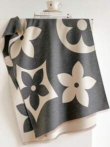 1pc Geometric Floral Scarf Shawl Blanket Neck Scarf, Soft & Lightweight, Fashionable Casual, Suitable For Daily Office, Wedding Evening Dress, Great Gift - Multicolor - View 7