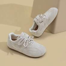 RENBEN Women's Spring/Autumn 2026 New Thin Casual Flat Soft Sole Patchwork Color Sports Shoes - Grey - View 8