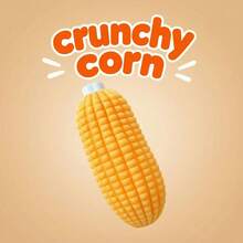 1pc Realistic Corn Handmade Squeeze Ball, Squeezable Sound, Voice Control, Stress Relief Venting Toy - Multicolor - View 8