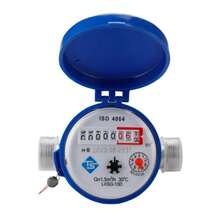 Cold Water Meter Tap Meter Water Clock Complete Set Calibrated 15mm 1/2" Garden- - A - Übersicht 6