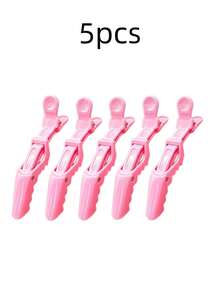 5 /10 Pcs Multifunctional Hair Styling Clips, Divided And Segmented Perimeters For Perming And Coloring, Crocodile Clips, Long-Mouth Clips, Beak-Shaped Clips, Fringe Hair Clips, Hair Accessories. Hair Coloring And Perming Beauty Tools. - Multicolor - View 8