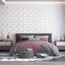 1/10/20pcs Geometric Diamond 3D Wall Panels, Thickened Upgraded PVC Textured Wall Tiles, Lightweight Waterproof Scratch-Resistant Decorative Wall Covering, Easy DIY Installation Without Complex Tools, Suitable For Living Room, Bedroom Modern Decorative Wall Decor - 3D Wall Panel - View 3