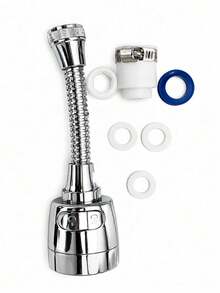 1pc Kitchen Faucet Extender, 360° Rotating Faucet Aerator, 2 Spray Modes, Single Hole Installation Water-Saving Nozzle, Durable Round ABS Material, Suitable For Sink And Shower Faucet Accessories - Multiple Styles and Colors - View 11