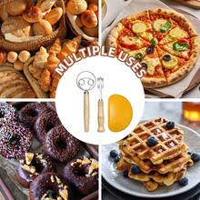 9Pcs Complete Home Bread Baking Kit, Stainless Steel Danish Dough Whisk, Bread Scoring Lame And Plastic Dough Scraper, Practical Baking Gadget For Pastry Cake Dessert Pizza Home Bakers - View 5