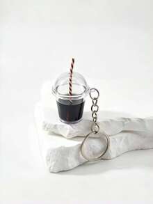 Gantungan Kunci Cangkir Kopi Latte Buatan Tangan DIY Terlaris Terbaru, 1 buah Gantungan Kunci Cangkir Kopi Latte Warna-warni Realistis, Suvenir Hadiah Liburan Kreatif untuk Kekasih dan Teman, Hadiah Kreatif untuk Pacar, Hadiah Liburan, Aksesori Gantungan Kunci Ponsel dan Mobil, Hadiah Kecil Kreatif untuk Liburan, Hadiah Acara - MultiWarna - View 19