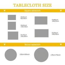 2D Flat, 1pc Soft, Fashionable And Beautiful Blue Butterfly Star Pattern Tablecloth, Dining Table/Coffee Table/Coffee Table, Picnic/Outdoor Dining Table/Camping Dining Table, Exquisite Living, Dining Table Decoration - A - View 2