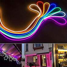 Acosh Neon 3AA Battery Power Neon Strip LED Light 120LEDs/M Neon Rope Lights, Flexi LED Strip Light For Indoor Outdoor DIY Signage Decoration - Blue - View 11