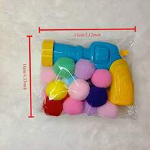 Interactive Launcher Cat Toy Set, Suitable For Cats And Dogs, Indoor Training Shooting Interactive Toy Gun Set, Silent High Elasticity Ball Launcher, Includes 1 Launcher And 20/50 Plush Balls, Suitable For Indoor Cat Use, Soft Colorful Plush Ball Launcher Toy, Suitable For Indoor Kitten Chasing And Playing, Relieve Boredom Pet Interactive Toy. - View 13
