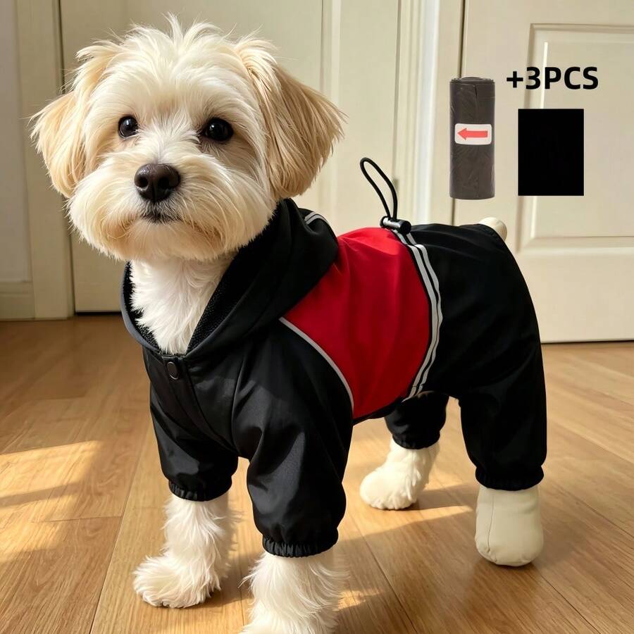 Dog Clothing, Cat Clothing, Animal Dresses, Pet Spring/Summer New Collection, Puppy Dresses, Princess Style Versatile Skirts, Printed Striped Designs, Small Animal Apparel, Fashionable Sun Protection Clothing - Black - View 1
