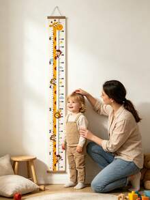 1pc Baby Height Measuring Tape - Hanging Fabric Height Measuring Tape, Adjustable Height Labels, Suitable For Baby Room Decoration And Baby Products - Multicolor - View 6