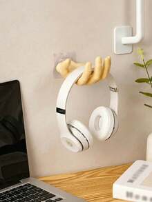 3/1pc Creative Hand-Shaped Wall Hook, No-Drill Adhesive Installation, Home Wall Key Hook, Jewelry Storage Rack, Soap Dish, Suitable For Bathroom, Bedroom, Anti-Mold Sink Storage Bathroom Accessories, Wall-Mounted Jewelry Storage Rack - Multicolor - View 9