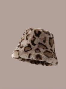 1pc Women's Plush Bucket Hat, Multi-Functional Thickened Warm Bell-Shaped Hat, Fashionable Versatile Plush Hat, Cold-Proof, Suitable For Daily Wear, Autumn/Winter Style - Fisherman's Hat - View 7